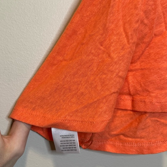 NWT! Free People Long Weekend Knit Halter Neck Orange Tank Top, Size Large - Picture 7 of 9